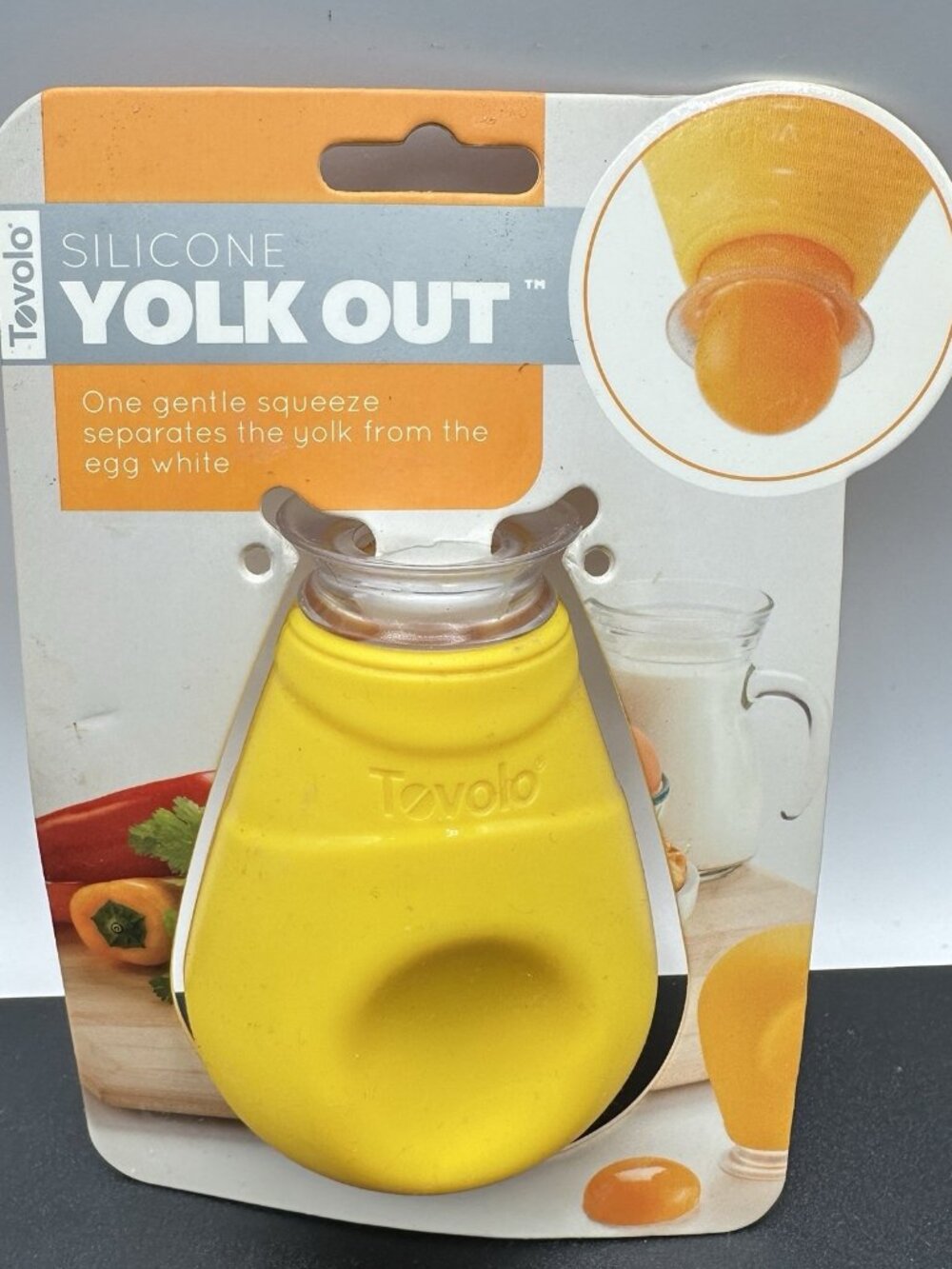 Egg Yolk Separator Silicone Squeeze Egg Separator Tool Kitchen Gadget Tovolo
